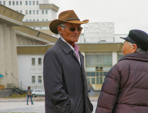 CLICK ON PHOTO FOR ENLARGEMENT - Mongolia's Chuck Connors