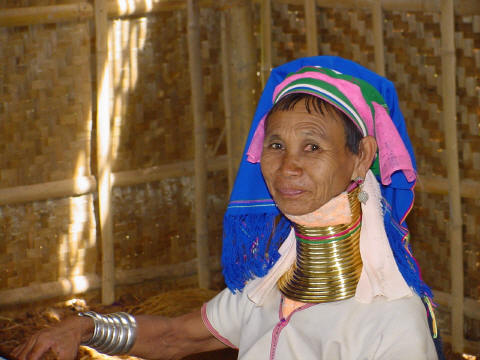 Padaung long-neck woman- Click For Full-Size Photo
