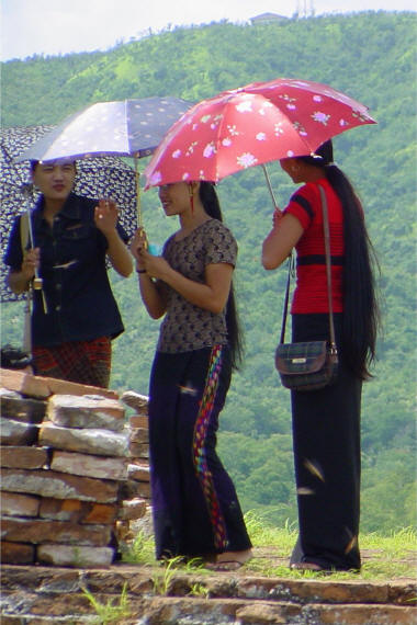 Tourists at Mingun Paya - Click For Full-Size Photo