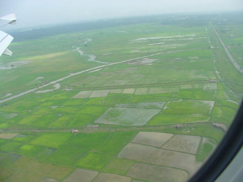 Landscape approaching Yangon International Airport - CLICK FOR FULL-SIZE PHOTO