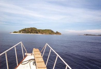 Approaching Dimikya Island