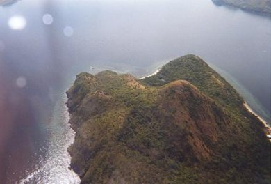 Sagang Island from air