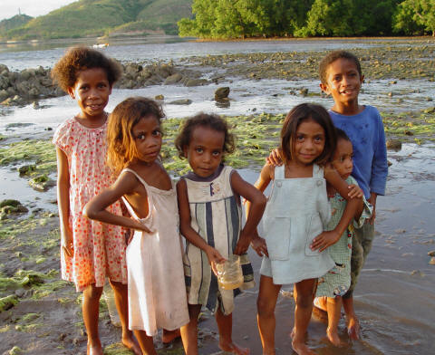 CLICK HERE - Children on tidal flats
